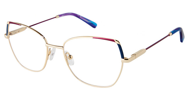 Ann Taylor Eyeglasses AT110 MATTE PLUM/C01