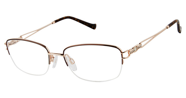 Tura Eyeglasses R146 brown/rose gold/BRN