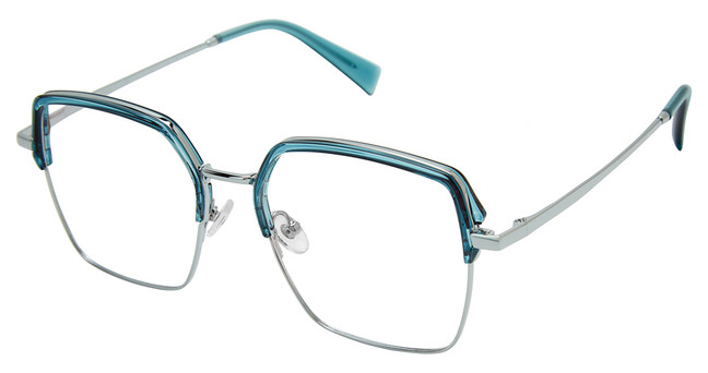 Elton John Eyewear Eyeglasses Ballerina AQUA SILVER/1