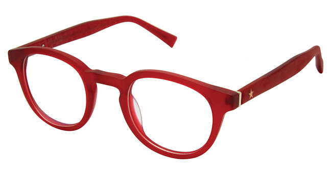 Elton John Eyewear Eyeglasses Kenneth CREAM SODA RED/2