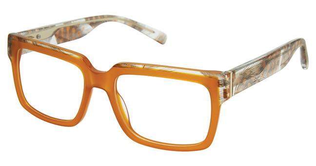 Elton John Eyewear Eyeglasses Honky Cat TOBACCO FEATHER/1
