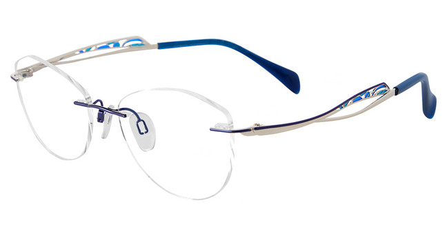 Line Art Eyeglasses XL 2175 Navy/NV