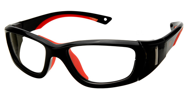 New Balance Eyeglasses NBRX 03 BLACK/RED/1
