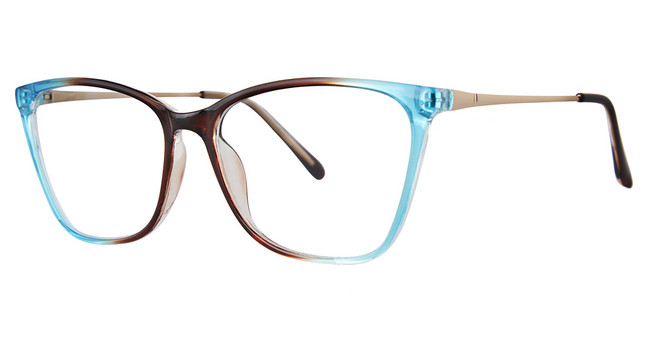 Modern Times Eyeglasses DILIGENT Blue ice/Brown/Matte Gold
