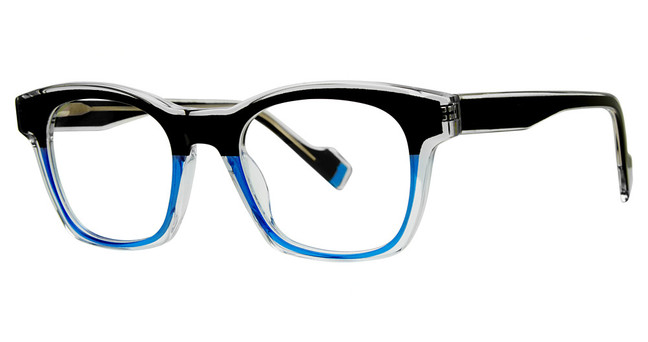 Modern Art Eyeglasses A631 Black/Indigo/Crystal