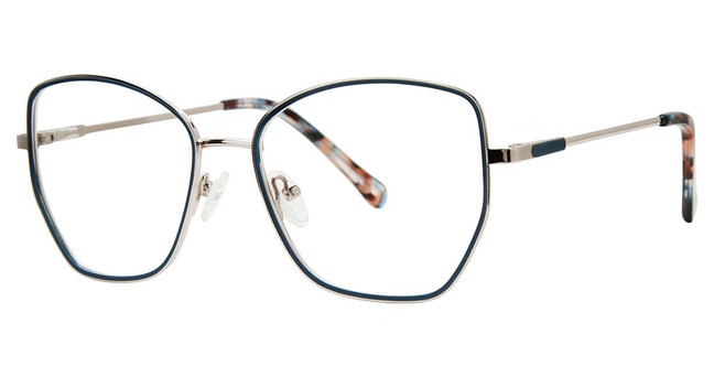 Genevieve Paris Design ODINA Matte Blue/Silver