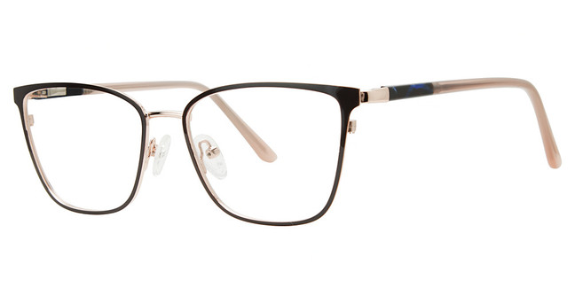 Genevieve Paris Design Eyeglasses MERCY Brown/Gold/Sienna