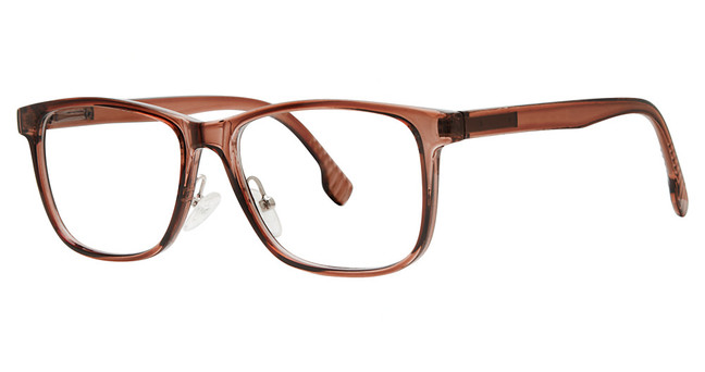 Modern Times Eyeglasses JOURNAL Brown Crystal