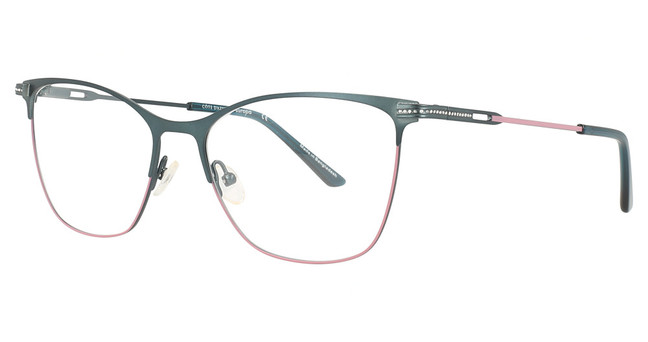 Cote d Azur Eyeglasses CDA-370 Mallard / Blush/1