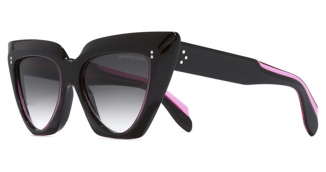Cutler and Gross Eyeglasses CGSN140755 PINK ON BLACK/001