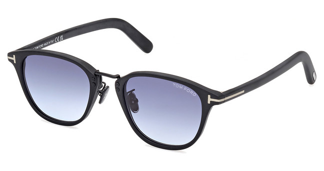 Tom Ford Eyeglasses FT1049-D matte black / gradient blue/02W