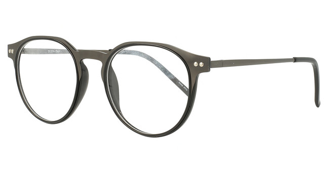 DICAPRIO Eyeglasses DC374 Gunmetal Black