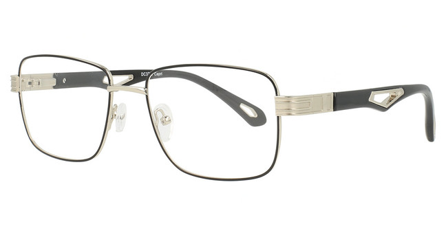 DICAPRIO Eyeglasses DC378 Black Silver