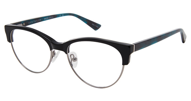 Ann Taylor Eyeglasses AT353 BLACK SILVER/C01