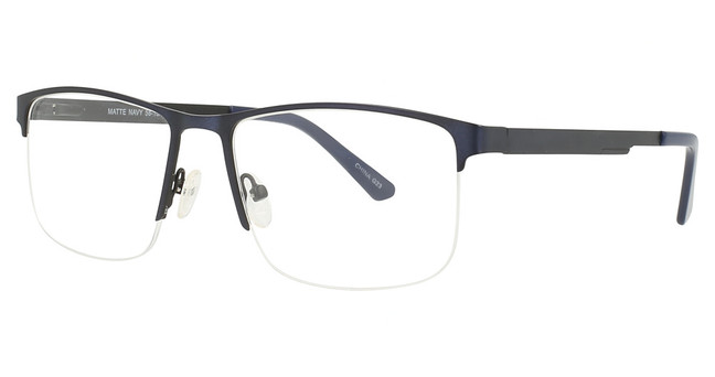 Continental Optical Imports Eyeglasses Fregossi 698 Matte Navy
