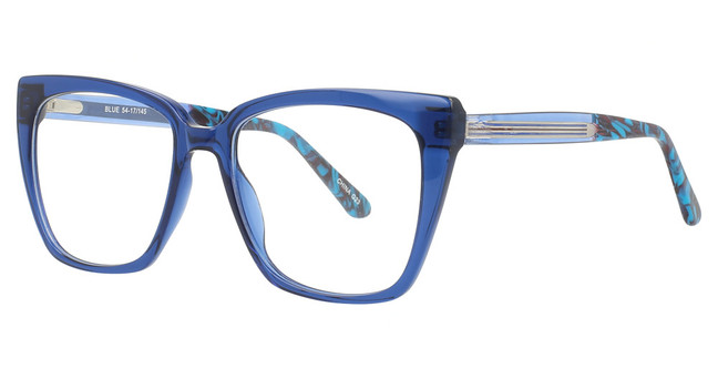 Continental Optical Imports Eyeglasses Fregossi 1028 Blue