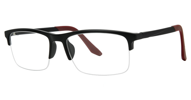 Modern Times Eyeglasses HOLDEN Black Matte/Brick