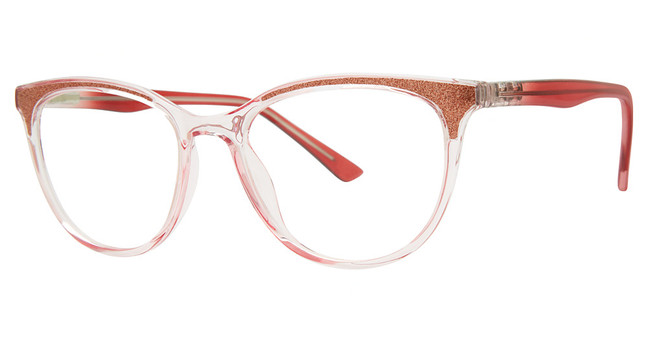 Modern Times Eyeglasses SKYLAR Pink Crystal/Cherry Crystal