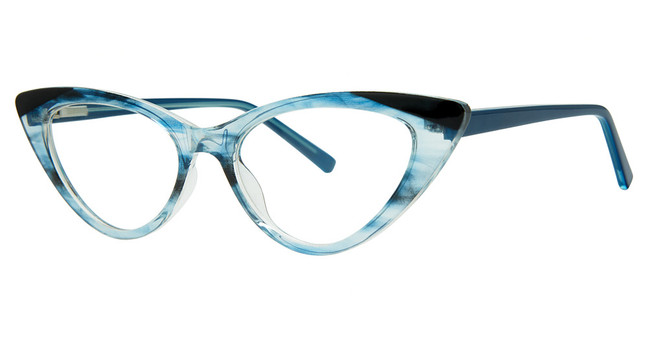 Modern Plastics II Eyeglasses MABEL Blue Crystal Haze/Black