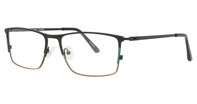 Encore Vision Eyeglasses TS100 Black/Teal/Brown
