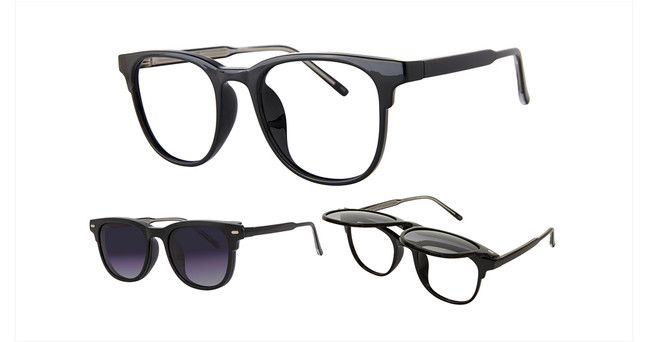 AirMag Eyeglasses AIRMAG AFP543 Black/C1