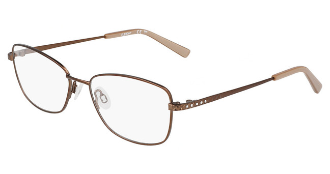 Flexon Eyeglasses FLEXON W3044 SATIN COFFEE/203