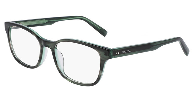 Nautica Eyeglasses N8186 GREEN HORN/315