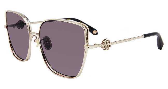 Roberto Cavalli Eyeglasses SRC079M Shiny Light Gold 0594