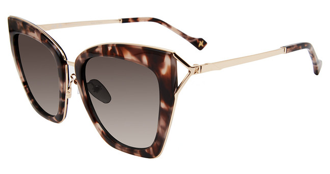 Yalea Eyeglasses SYA146 Shiny Copper Gold 08FC