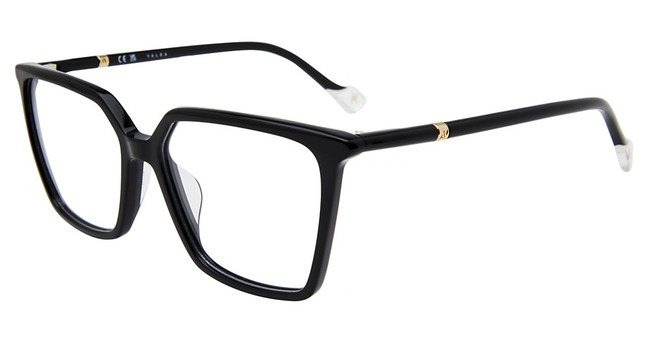 Yalea Eyeglasses VYA129 Shiny Black 0700