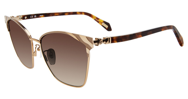 Just Cavalli Eyeglasses SJC093 Shiny Copper Gold w/Colored Parts 02AM