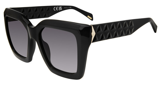 Police Eyeglasses SPLN60M Shiny Black 0700