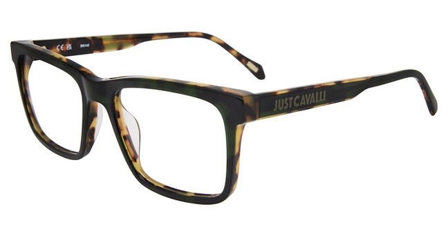 Just Cavalli Eyeglasses VJC079 Green/Havana 0XAT