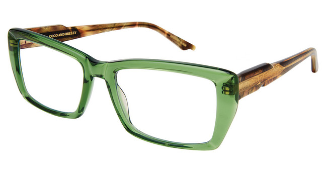 Coco & Breezy Eyeglasses CBCIELO GREEN-TORTOISE - GOLD/103
