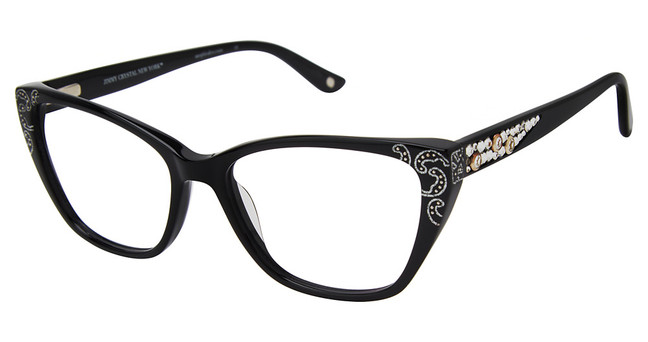 Jimmy Crystal New York Eyeglasses Napa Ebony/EBONY