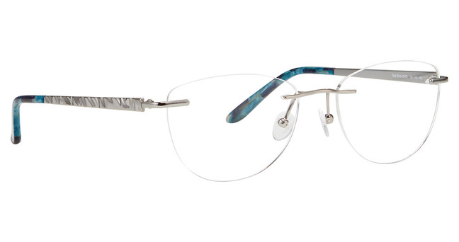 Totally Rimless Eyeglasses Sonora 377 DARK SILVER/DKS