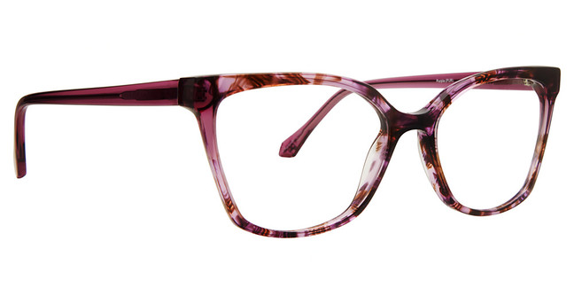 Badgley Mischka Eyeglasses Ynez PURPLE/PUR