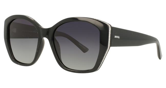 INVU Eyeglasses INVU-294 Black / Silver/3