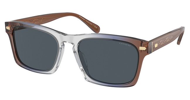 COACH Eyeglasses HC8397U CR628 PECAN BLUE GREY GRADIENT/581587