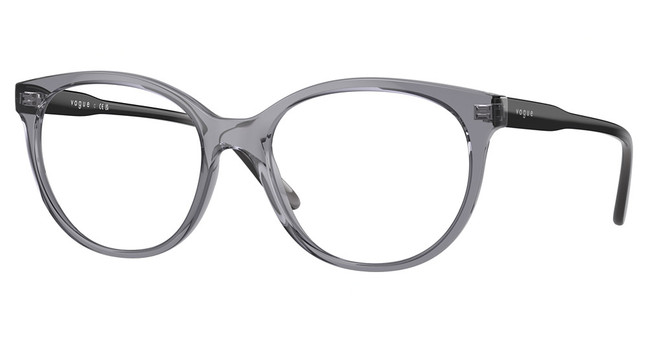 Vogue® Eyeglasses VO5552F TRANSPARENT DARK GREY/1981
