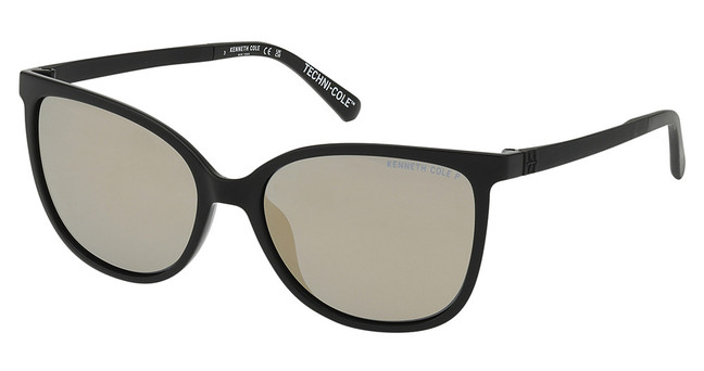 Kenneth Cole New York KC00053 shiny black / smoke polarized/01D