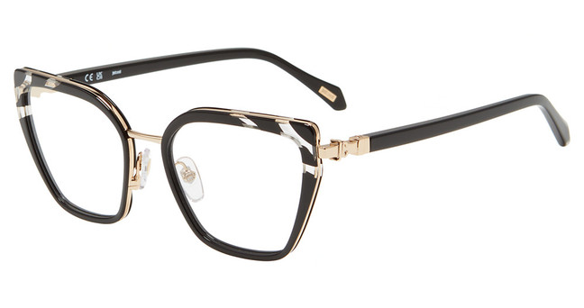 Just Cavalli Eyeglasses VJC071 Black/Crystal 0Z50