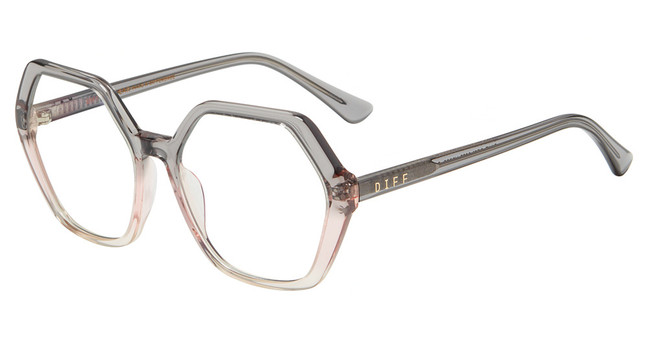 DIFF Eyeglasses VDFDXIE Smoke Rose BL 0P07