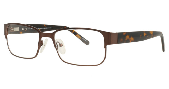 Hudson Optical Eyeglasses DC2 Dark Brown / Tortoise/BRN