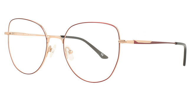 Grace Eyeglasses G8174 RD/ROSE GLD/C2