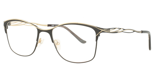 Grace Eyeglasses G8182 BLACK/GOLD/C2
