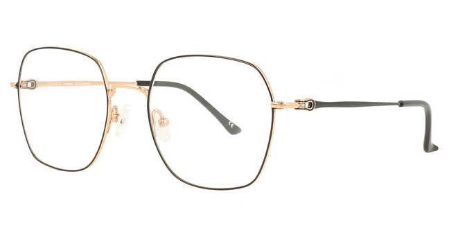 Grace Eyeglasses G8169 BLK/ROSE GLD/C3