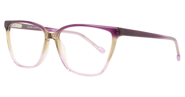 Scott Harris Eyeglasses Scott Harris 922 Plum / Taupe / Lilac/3