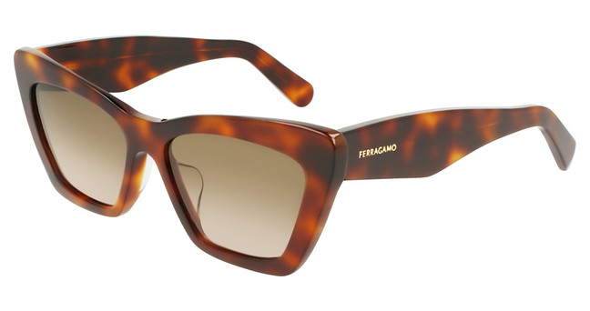 Ferragamo Eyeglasses SF929SLB BROWN TORTOISE/219