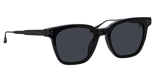 Linda Farrow LFL1508SB EVENS BLACK/ MATT NICKEL/ GREY/004